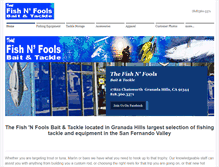 Tablet Screenshot of fish-n-fools.com